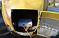 Blick auf den Elektromotor.