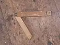 Schmiege aus Holz