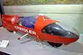 Kreidler Zigarre von 1965 (Rekord: 210,634&nbsp;km/h am 23. Oktober 1965 Utah/USA) im Zweirad-Museum