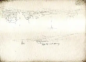 Zwei Landschaftsskizzen, 1810