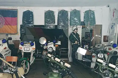 Polizei-Motorräder