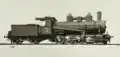 Lokomotive Nr. 143 der zweiten Serie, gebaut 1901 von der SLM, Fabriknummer 1393