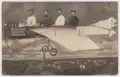 Echtfoto-Ansichtskarte in Kleinstauflage, Kollodium- oder Gelatinepapier (Neuhammer, 1913)