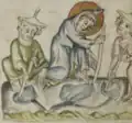 Jesus fängt mit anderen Kindern am Sabbat Fische.