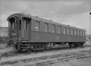 Personenwagen C4 8662 mit Baujahr 1916 vor dem bevorstehenden Um­bau auf Stahlkasten