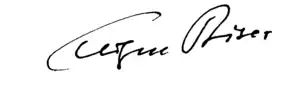Eugen Biser Unterschrift