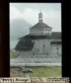 Brissago, Kirche Madonna di Ponte, Kuppel-Teil. Historisches Bild von Leo Wehrli (1940)