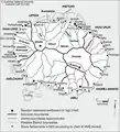 Karte der traditionellen Häuptlingstümer und Distrikte