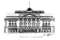 Herrenhaus Marjino, Fassadenentwurf (Carl Scholz, 1873)