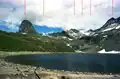 Bödensee mit Wasserausleitung zur Neuen Reichenberger Hütte (Sommer 1980)