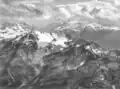 Mont Fort Ballonaufnahme von Eduard Spelterini, zwischen 1893 und 1924