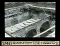 Il Castelliere, Grabung von Südwest. Historisches Bild von Leo&nbsp;Wehrli (1943)