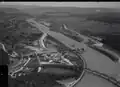 Baustelle in der Auenlandschaft 1932 (Bildersammlung der ETH-Bibliothek)