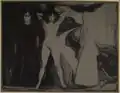Sphinx (1899), Lithografie, 46,2 × 59,2 cm, Thielska galleriet, Stockholm
