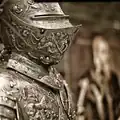 Gravierungen in der Paraderüstung von Erik XIV.