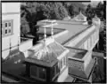 Draufsicht auf den verwinkelten Südflügel des Winchester Mystery House