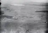 Historisches Luftbild von 1919, aufgenommen aus 1000 Metern Höhe von Walter Mittelholzer