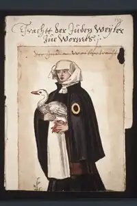 Jüdin aus Worms mit dem gelben Ring