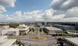 Sitz des Museums im römischen Stadtteil EUR