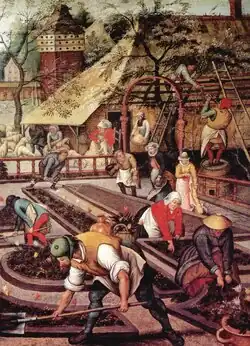 Gemälde „Frühling“ von Brueghel