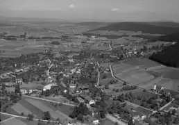 Luftbild aus 400&nbsp;m Höhe von Werner Friedli (1956)