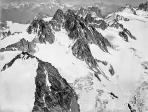 Aiguille du Tour, Ballonaufnahme von Eduard Spelterini