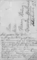 Autograph von Carl Brose an Franz Kunz