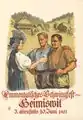 Plakat für das Emmentalische Schwingfest, 1951