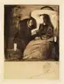 Kaltnadelradierung von 1895, Thielska galleriet Stockholm