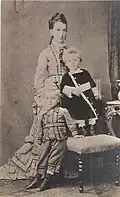 August Heinroth mit seiner Mutter Adeline und seinem jüngeren Bruder Hans