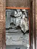 Seitlicher Blick in den Kultbildraum