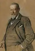 Hugo Licht, Kreidezeichnung