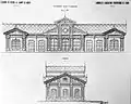 Das Bahnhofsgebäude Campo Marte um 1901