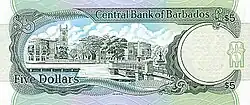 5 Dollar 1995, Rückseite