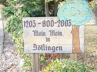 Willkommensschild