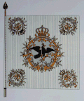 Fahne des I.&nbsp;Bataillons ab 1889