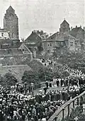 Festakt zur Pflanzung der ersten Luthereiche am 31.&nbsp;Oktober 1917
