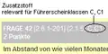 Beispielfrage aus dem Zusatzstoff