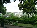 Geisweider Friedhof, Aussicht auf Schlackehalde