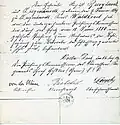 Prüfungszeugnis „Hufbeschlaggewerbe“ 1894
