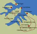 Neubauten und Erweiterungen im Bereich des Grand Harbour 1800–1860