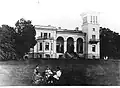 Herrenhaus Morras (Gartenseite) im Jahr 1896