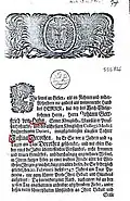 Titel der Leichenpredigt zum Tod seiner Tochter Justina Dorothea (1747)