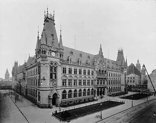 Unter Sachsenhausen – Reichshauptpostamt (um 1900)