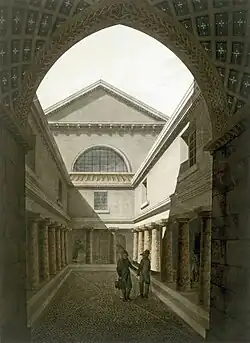 Innenhof, um 1810