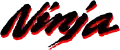Das frühere Kawasaki-Ninja-Logo
