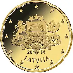 Lettland 20 Cent
