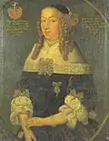 Maria Regina Göler von Ravensburg, geb. Böcklin von Böcklinsau. Gemahlin von Friedrich 1661