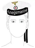 Matrosenmütze der HJ-Marine (grafische Darstellung)