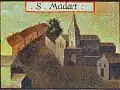 Abbildung von Medard auf dem Trierer Gerichtsbild von 1589